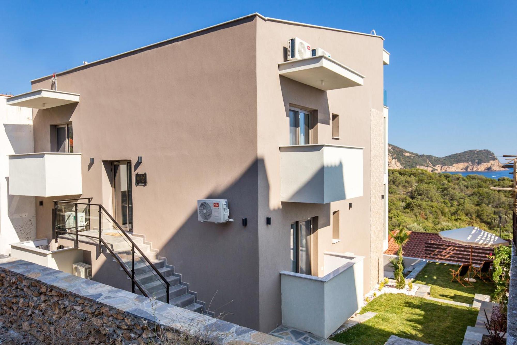 Apartmán Aigli Skala Maries Deluxe Skála Marión Exteriér fotografie