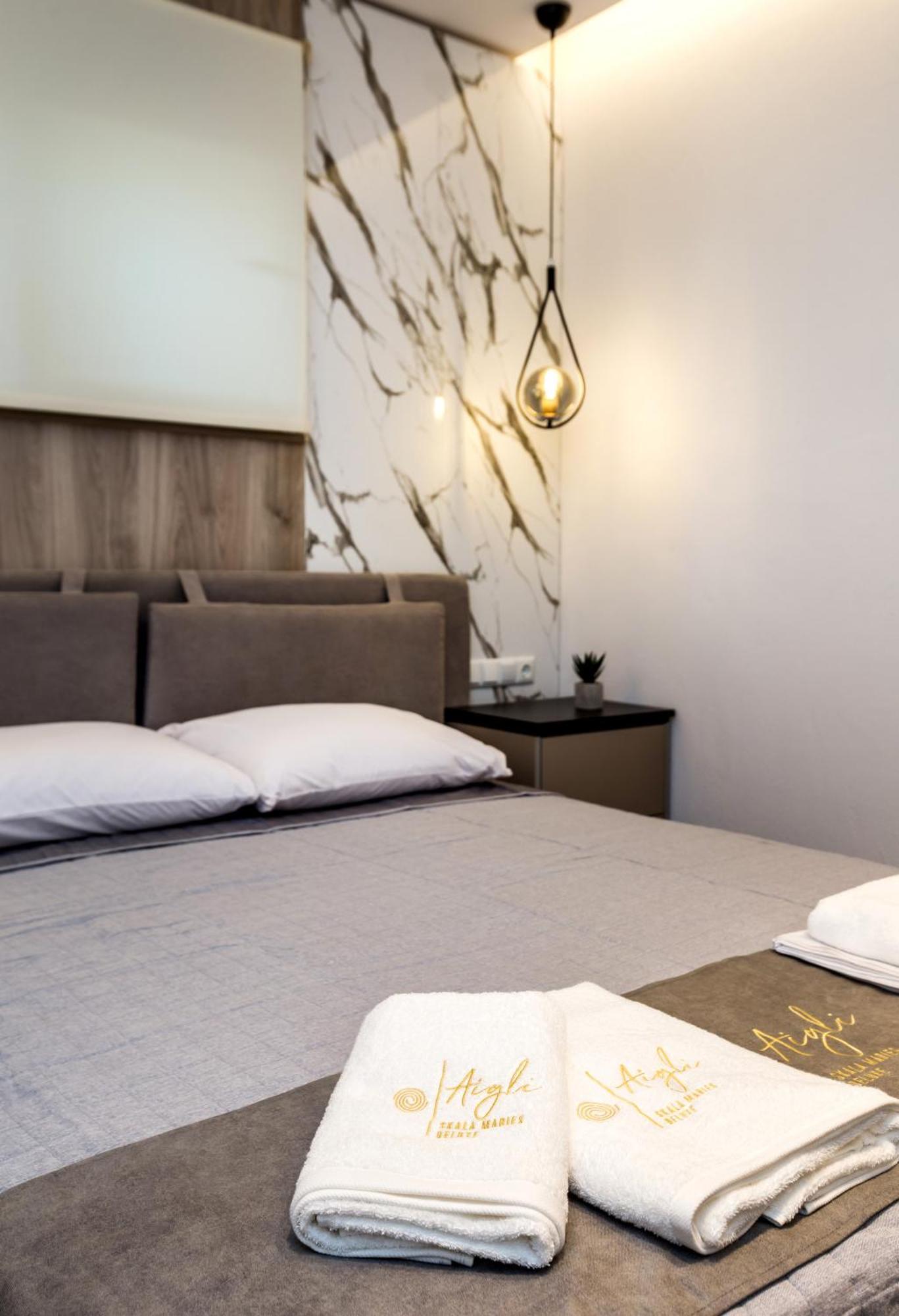 Apartmán Aigli Skala Maries Deluxe Skála Marión Exteriér fotografie