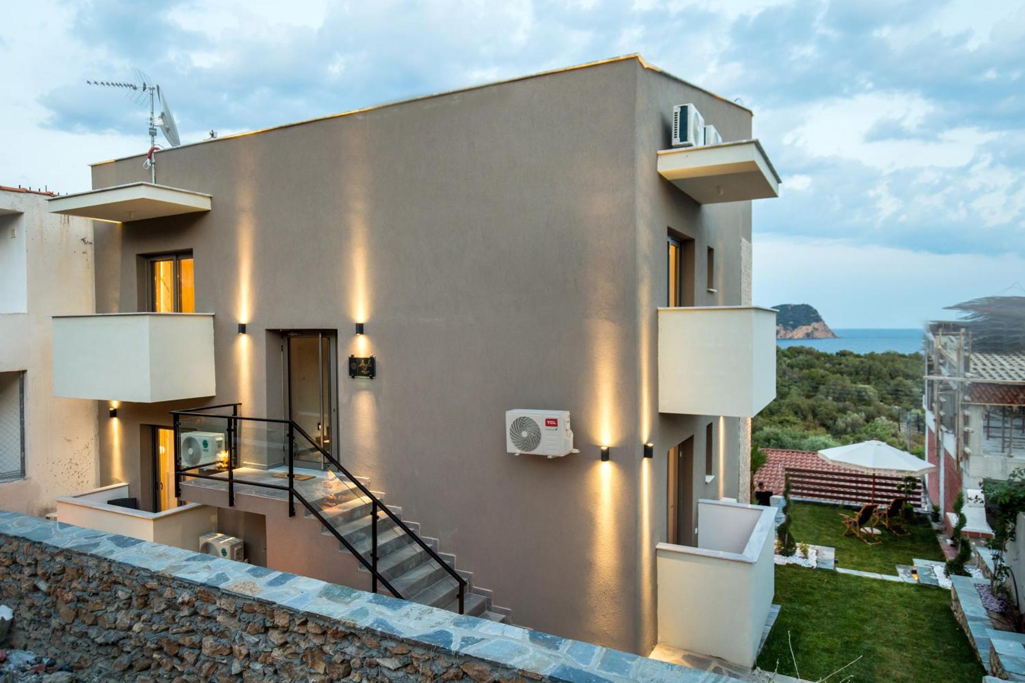 Apartmán Aigli Skala Maries Deluxe Skála Marión Exteriér fotografie