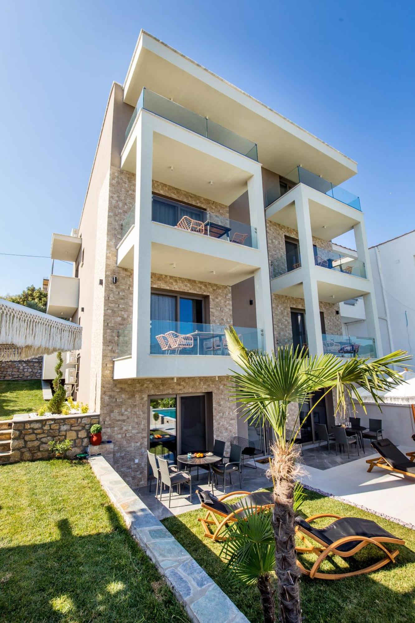 Apartmán Aigli Skala Maries Deluxe Skála Marión Exteriér fotografie