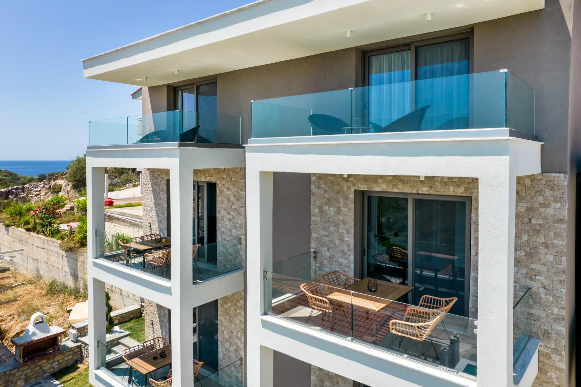 Apartmán Aigli Skala Maries Deluxe Skála Marión Exteriér fotografie