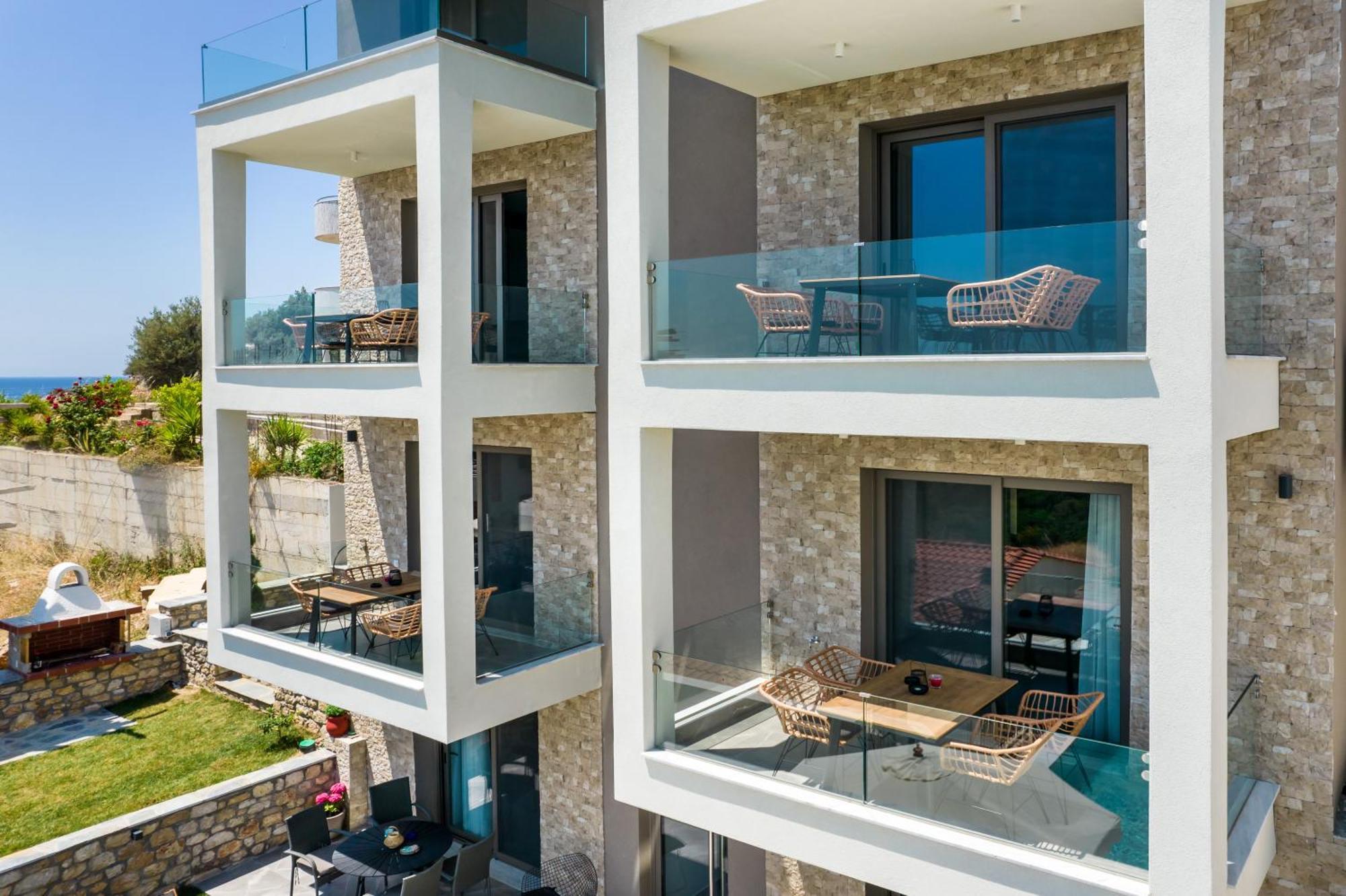Apartmán Aigli Skala Maries Deluxe Skála Marión Exteriér fotografie