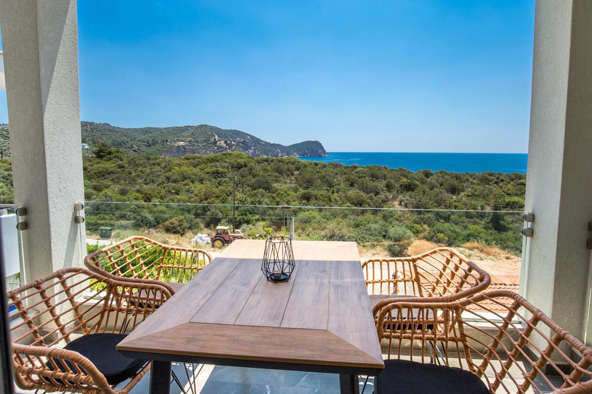 Apartmán Aigli Skala Maries Deluxe Skála Marión Exteriér fotografie